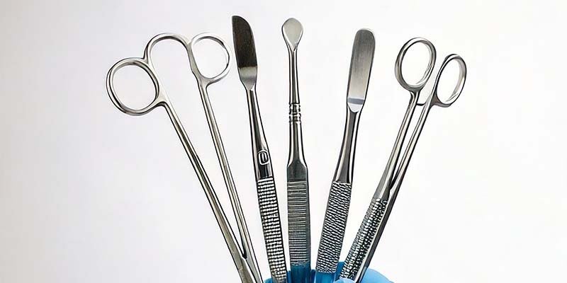 A set of surgical instruments